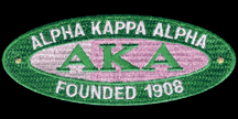 AKA Two-Tone Oval Founder's Emblem