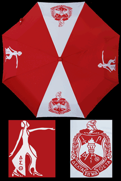 Delta Sigma Theta (DST) Auto Open Folding Umbrella