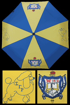 Sigma Gamma Rho (SGR) Auto Open Folding Umbrella